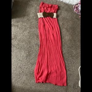 Size small long tube dress